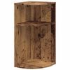 vidaXL Avlastningsbord Gammelt tre 29,6 x 29,6 x 60 cm Konstruert tre