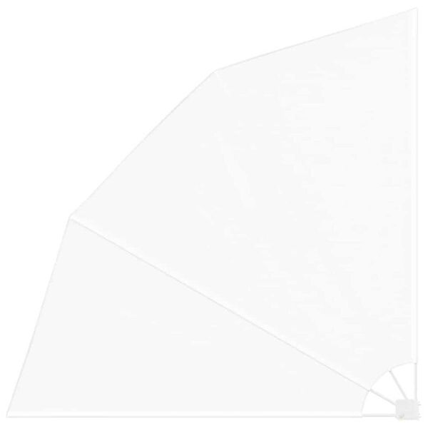 vidaXL Balkong privat skjerm Hvit 210 x 210 cm stoff