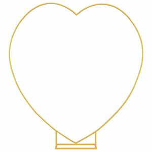 vidaXL Bryllupsbue Gull 195 x 35 x 211 cm St&aring;l