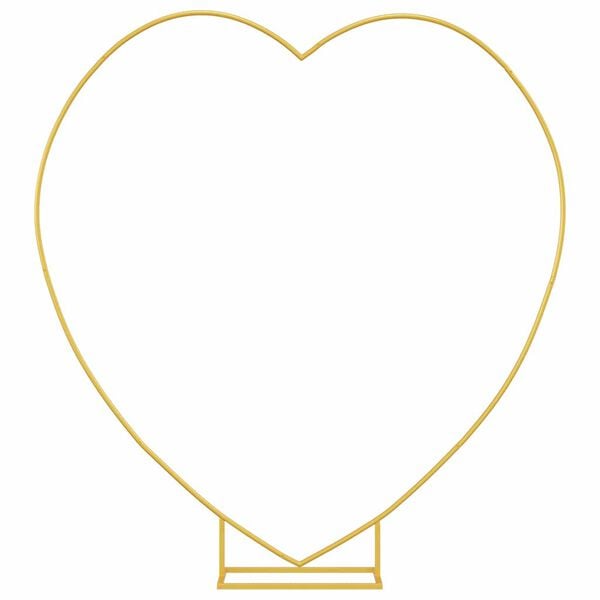 vidaXL Bryllupsbue Gull 195 x 35 x 211 cm St&aring;l