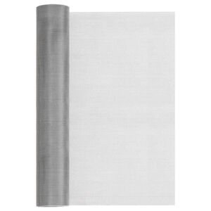 vidaXL Maskeskjerm 40 x 1000 cm 30 Mesh Rustfritt st&aring;l 201 S&oslash;lv