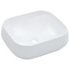vidaXL Vask 44,5x39,5x14,5 cm keramikk hvit