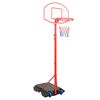 vidaXL B&aelig;rbart basketballkurvsett justerbart 200-236 cm