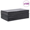 vidaXL Oljeabsorberende pads 100 stk gr&aring; 40x50 cm