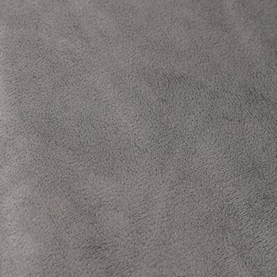 vidaXL Vektdyne med trekk grå 137x200 cm 6 kg stoff