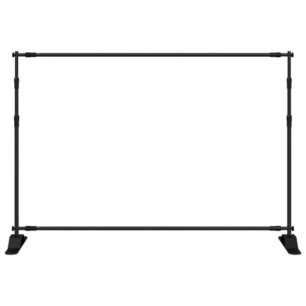 vidaXL Bakgrunnsstativer 2 stk svart 305x243 cm stål