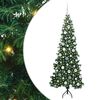 vidaXL Hj&oslash;rne Kunstig Jul Tre med 300 LED gr&oslash;nn 180 cm PVC og metall