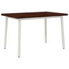 vidaXL Spisebord med levende kant 140 x 70 x 75 cm Solid akasietre