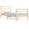 vidaXL Sengeramme heltre furu 90x200 cm