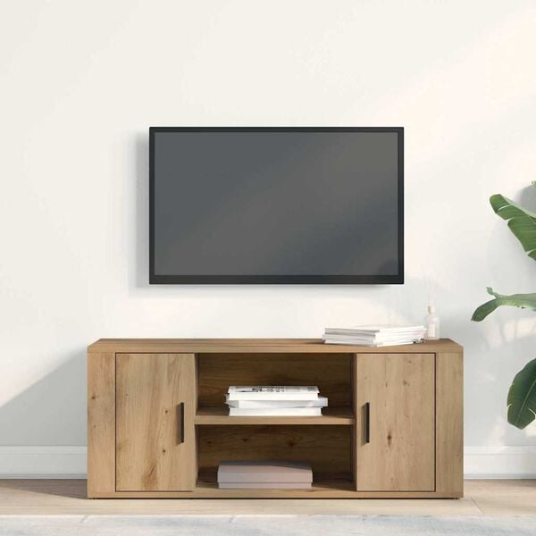 vidaXL TV-skap artisan eik 100 x 35 x 40 cm Konstruert tre