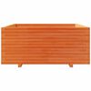vidaXL Plantekasse voksbrun 110x110x49,5 cm heltre furu