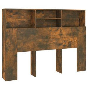 vidaXL Sengegavlskap r&oslash;kt eik 140x19x103,5 cm