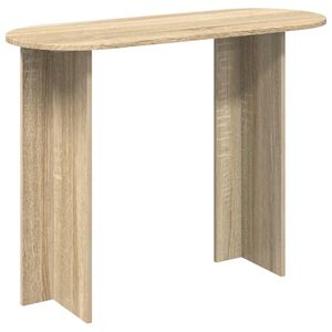 vidaXL Konsollbord Sonoma eik 100 x 39,5 x 75 cm Konstruert tre