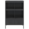 vidaXL Highboard svart 68x39x101,5 cm stål