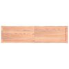 vidaXL Bordplate lysebrun 160x40x(2-6)cm behandlet heltre naturlig