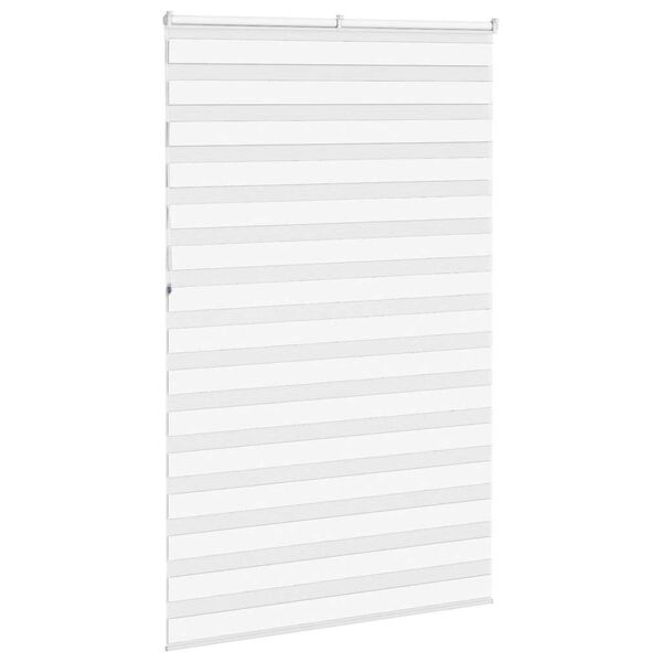 vidaXL Sebragardin hvit 150x230 cm stoff bredde 145,9 cm polyester