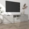 vidaXL TV-benk betonggrå 140x35x40 cm konstruert tre