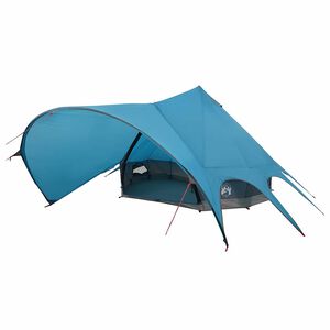 vidaXL Teepee Teltt 7-Personer med tak Bl&aring; og gr&aring; 600 x 600 x 347 cm