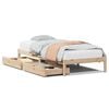 vidaXL Sengeramme uten madrass 90x190 cm heltre furu