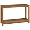 vidaXL Konsollbord Naturlig 110 x 35 x 75 cm Massivt Teaktre