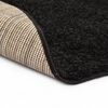 vidaXL Shaggy flossteppe 160 cm svart