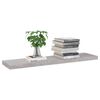 vidaXL Flytende vegghyller 2 stk betonggrå 90x23,5x3,8 cm MDF