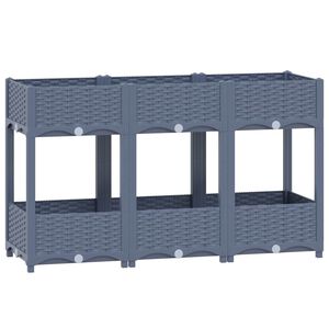 vidaXL H&oslash;ybed 120x40x71 cm polypropylen