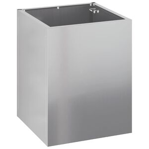 vidaXL Hageblomsterpotte Galvanisert St&aring;l 32 x 32 x 40 cm