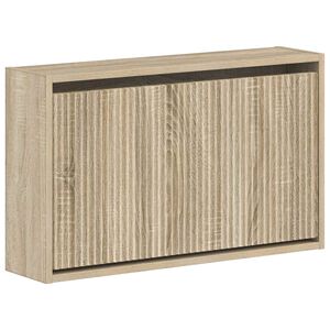 vidaXL Vegghengt skoskap ARNHEM 71 x 17 x 43 cm Konstruert tre