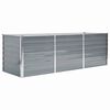 vidaXL H&oslash;ybed galvanisert st&aring;l 240x80x77 cm gr&aring;