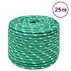 vidaXL B&aring;ttau gr&oslash;nn 14 mm 25 m polypropylen