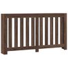 vidaXL Radiatordeksel brun eik 149x20x82 cm konstruert tre