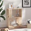 vidaXL Bokhylle/romdeler 51x25x70 cm heltre furu