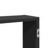 vidaXL Vegghylle svart 99x15x60 cm konstruert tre