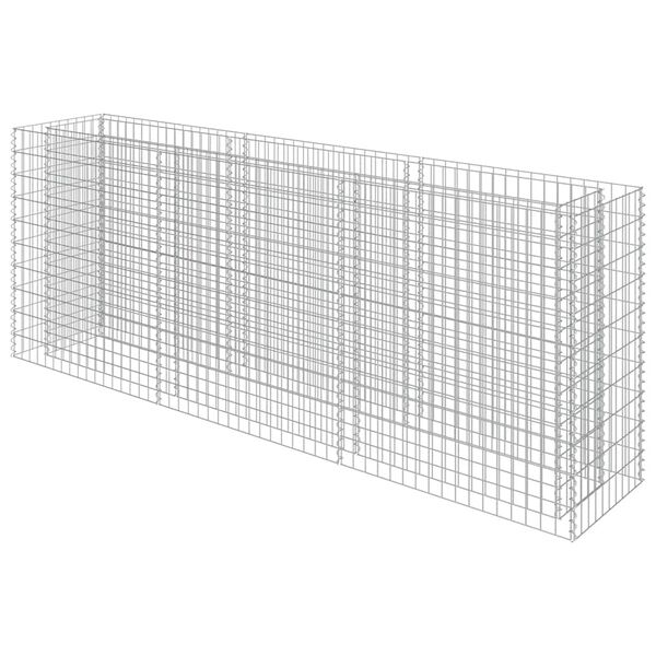vidaXL Gabion høybed galvanisert stål 270x50x100 cm
