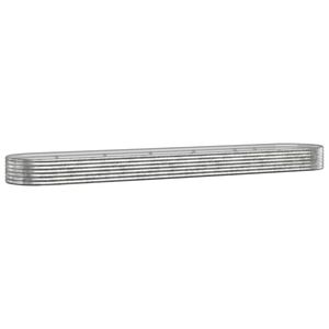 vidaXL H&oslash;ybed galvanisert st&aring;l 507x100x36 cm s&oslash;lv