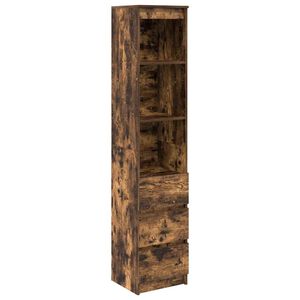 vidaXL H&oslash;ybord r&oslash;kt eik 37,5x35x180 cm konstruert tre