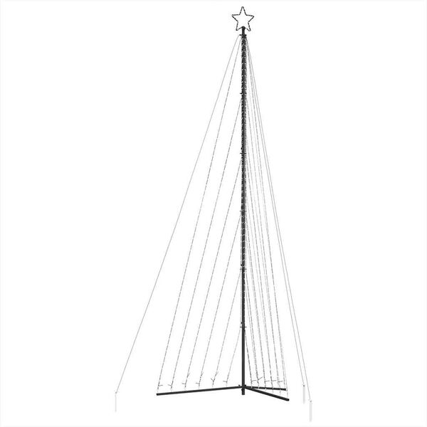 vidaXL LED Juletre 789 LEDs Kald Hvit 476 cm