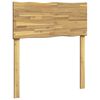 vidaXL Sengegavl med levende kant ROSTOCK Hvit 75 cm Solid akasietre