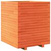 vidaXL Plantekasse voksbrun 60x60x72 cm heltre furu