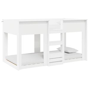 vidaXL K&oslash;yeseng for Barn Hvit 80 x 200 cm Konstruert tre
