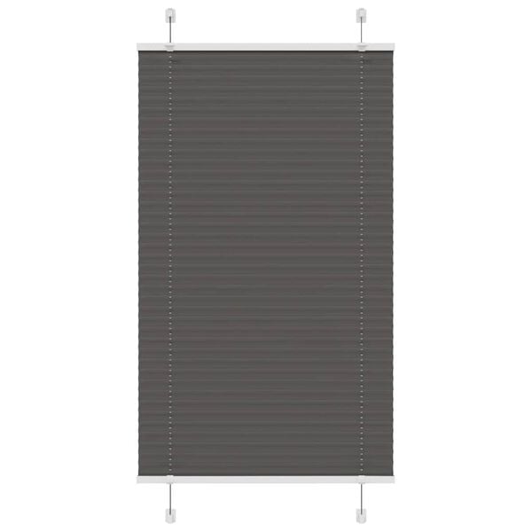 vidaXL plisségardin sort 75x100 cm Stoff Bredde 74,4 cm Polyester