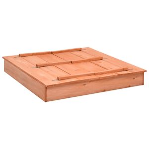vidaXL Sandkasse gran 95x90x15 cm