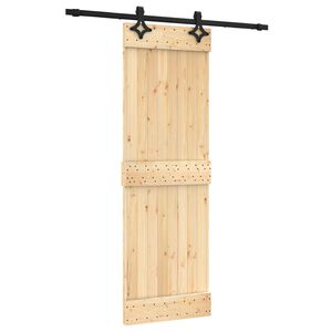 vidaXL Skyved&oslash;r 70 x 210 cm Massiv Furu Tre (Ubehandlet)