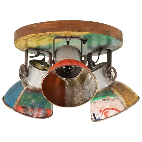 vidaXL Industriell taklampe 25 W flerfarget 42x25 cm E27