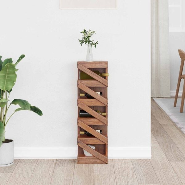 vidaXL Stativ Brun 24 x 14 x 80 cm Massiv Mahogni Tre