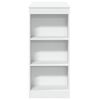 vidaXL Barbord med stativer hvit 95x47x103,5 cm konstruert tre
