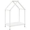 vidaXL Vedstativ svart 40x25x60 cm kaldvalset st&aring;l