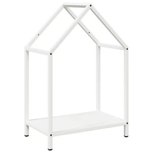 vidaXL Vedstativ svart 40x25x60 cm kaldvalset st&aring;l