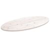 vidaXL Bordplate hvit 90x45x2,5 cm heltre furu rektangul&aelig;r